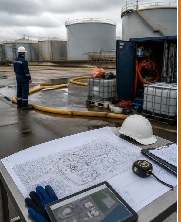 Разработка плана ликвидации разливов нефти в Кореновске